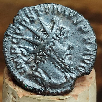 Postumus Silver Antoninianus, 161-180 AD, ancient roman double denarius coin