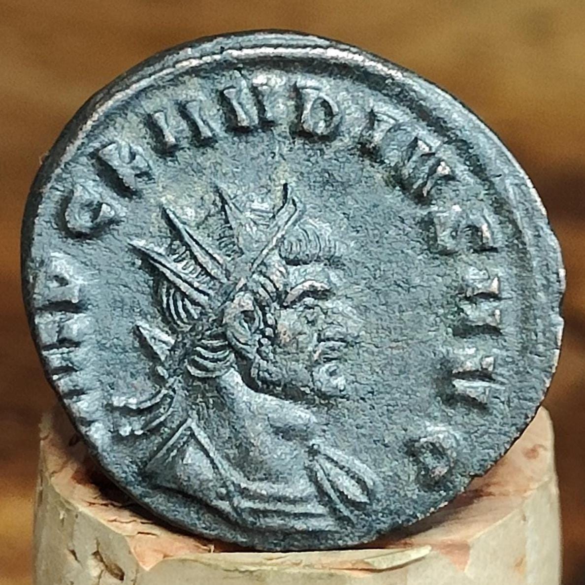Claudius II Antoninianus, Fides reverse, 268-270AD, ancient Roman coin