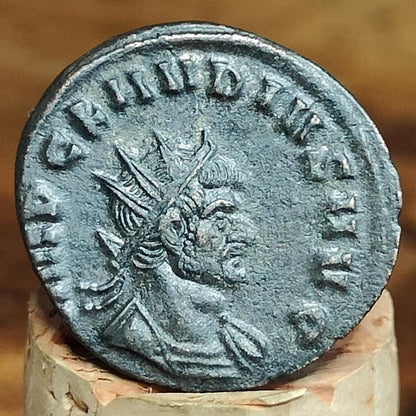 Claudius II Antoninianus, Fides reverse, 268-270AD, ancient Roman coin