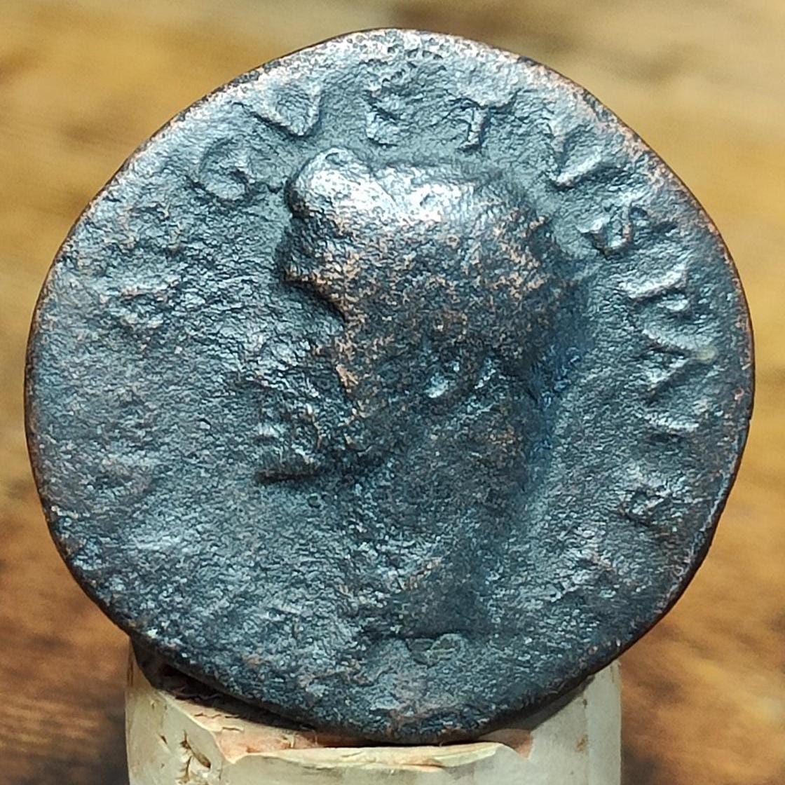 Divus Augustus Roman Coin, Altar reverse, 27 BC-AD 14, Bronze dupondius