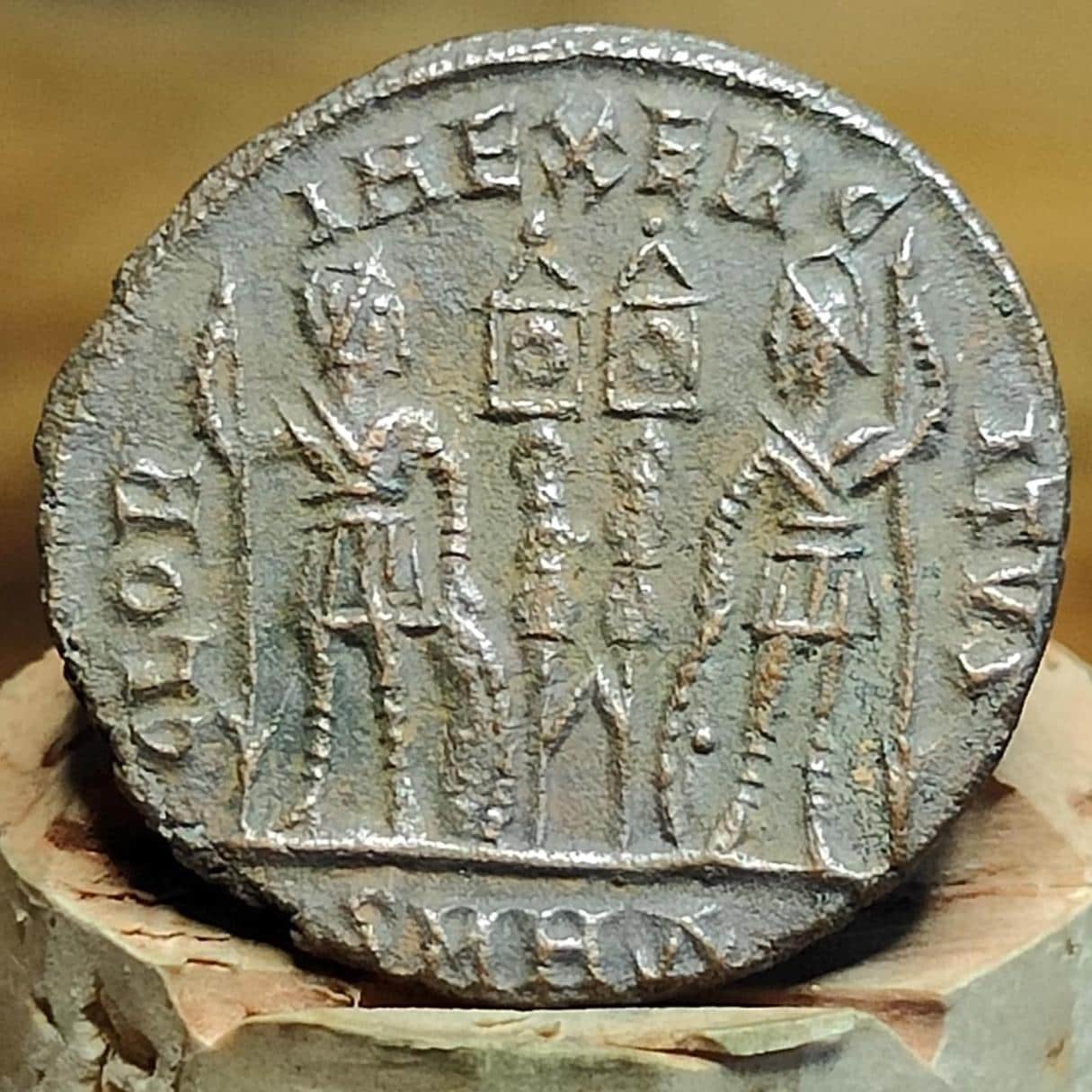 Constantine the Great Roman Coin with Soldiers Reverse, 306-337AD, AE4 nummus