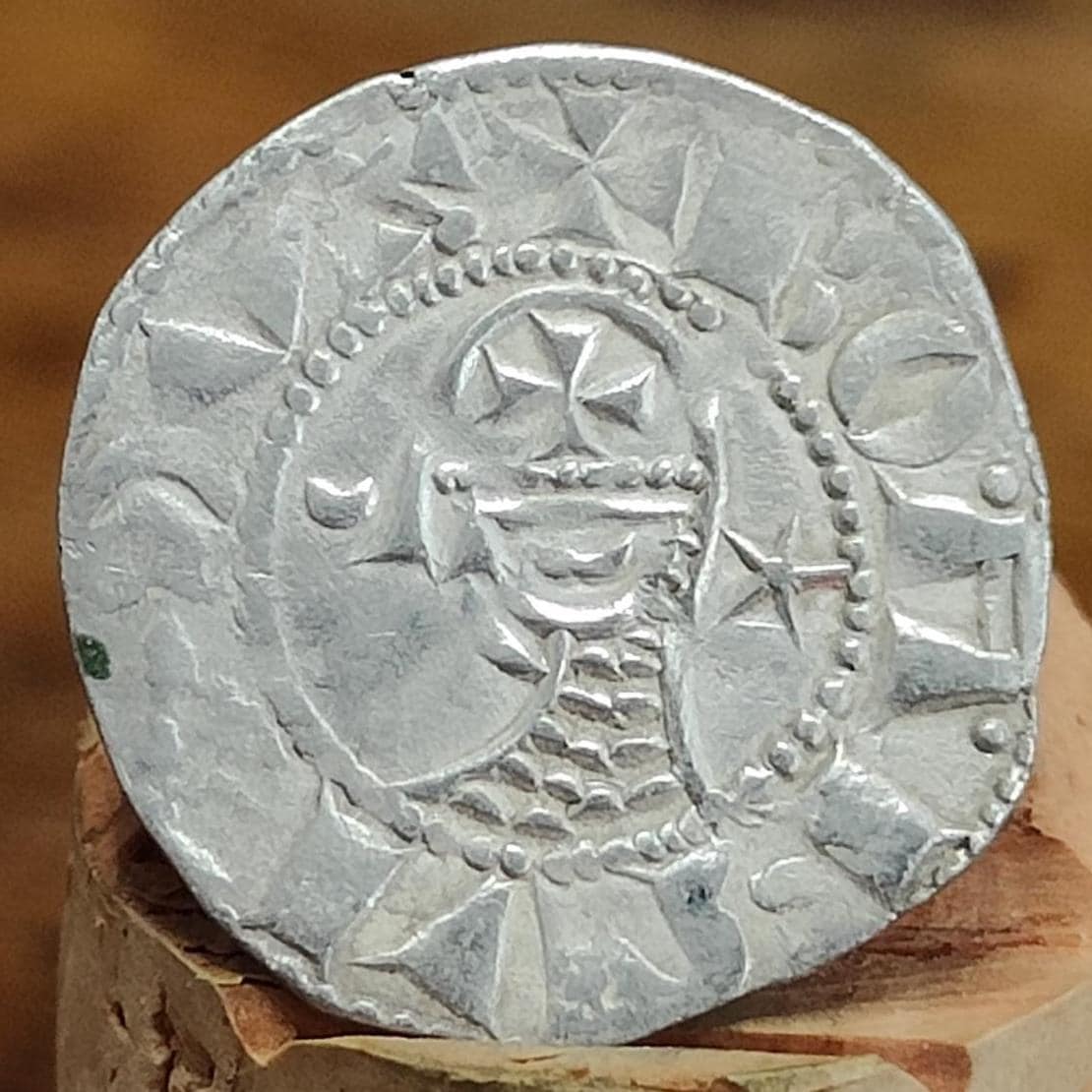 Crusades - Bohémond III, 1163-1201, Denier, Medieval Silver Coin