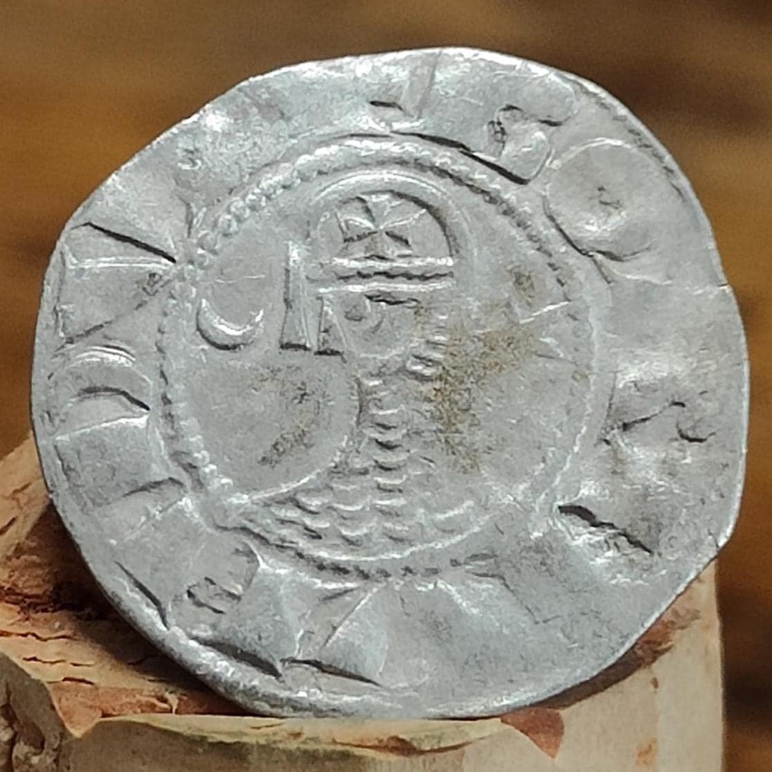 Crusades - Bohémond III, 1163-1201, Denier, Medieval Silver Coin