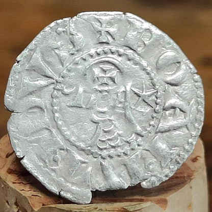 Crusades - Bohémond III, 1163-1201, Denier, Medieval Silver Coin