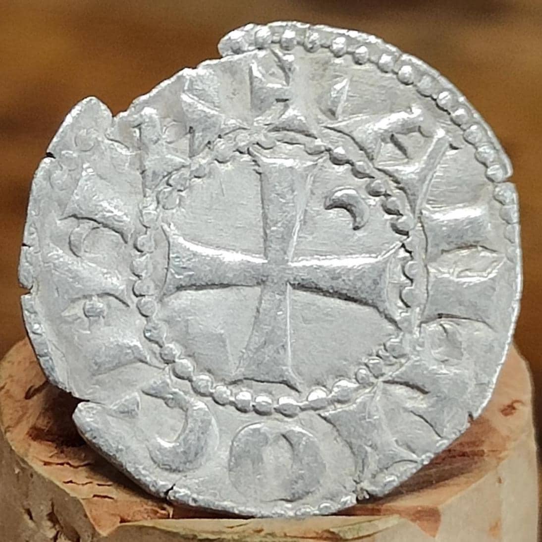 Crusades - Bohémond III, 1163-1201, Denier, Medieval Silver Coin
