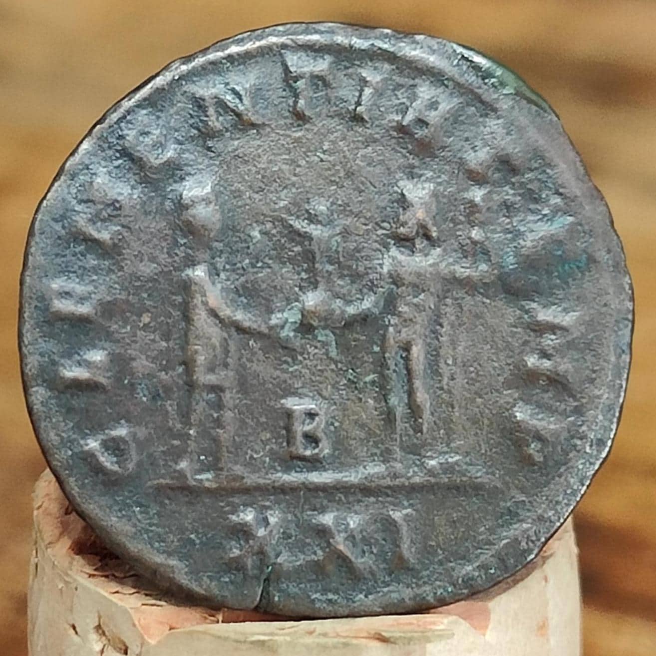 Maximian Antoninianus with Emperor reverse, 286-305AD, Ancient Roman coin
