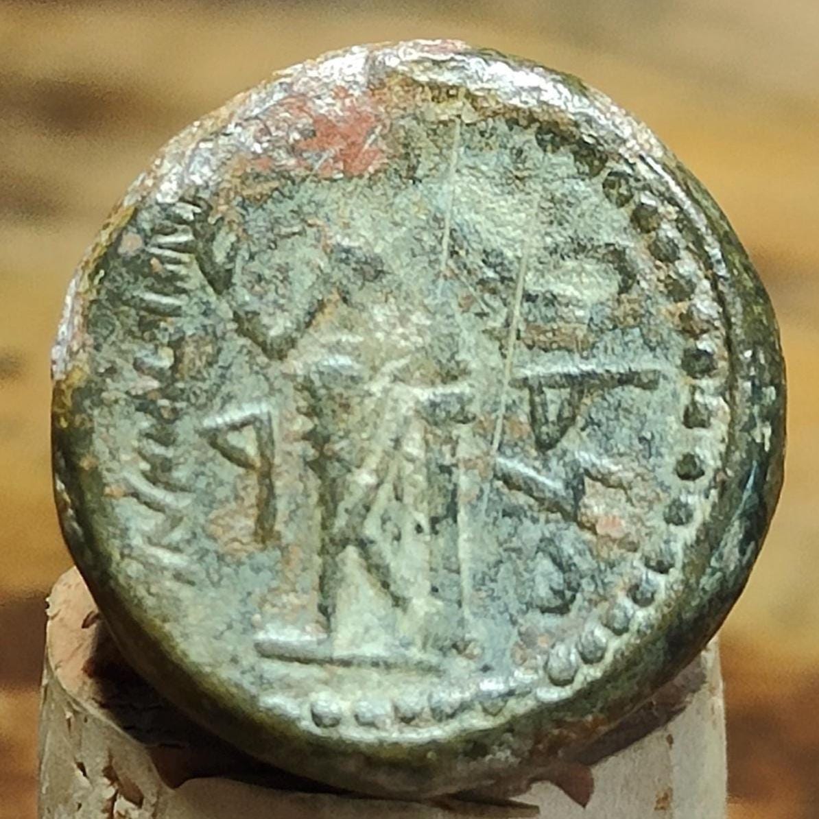 Phoenicia, Marathos, Veiled female and Marathos, 152/1 BC, Ancient Greek coin
