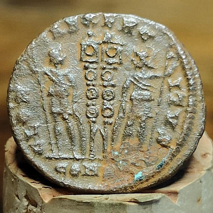 Constantine the Great Roman Coin with Soldiers Reverse, 306-337AD, AE3 nummus
