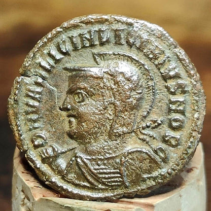 Licinius II Roman coin with Jupiter reverse, 317-324AD, ancient Follis