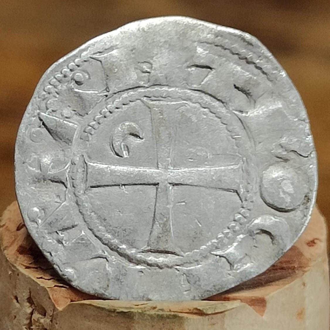 Crusades - Bohémond III, 1163-1201, Denier, Medieval Silver Coin