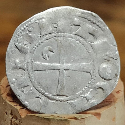 Crusades - Bohémond III, 1163-1201, Denier, Medieval Silver Coin