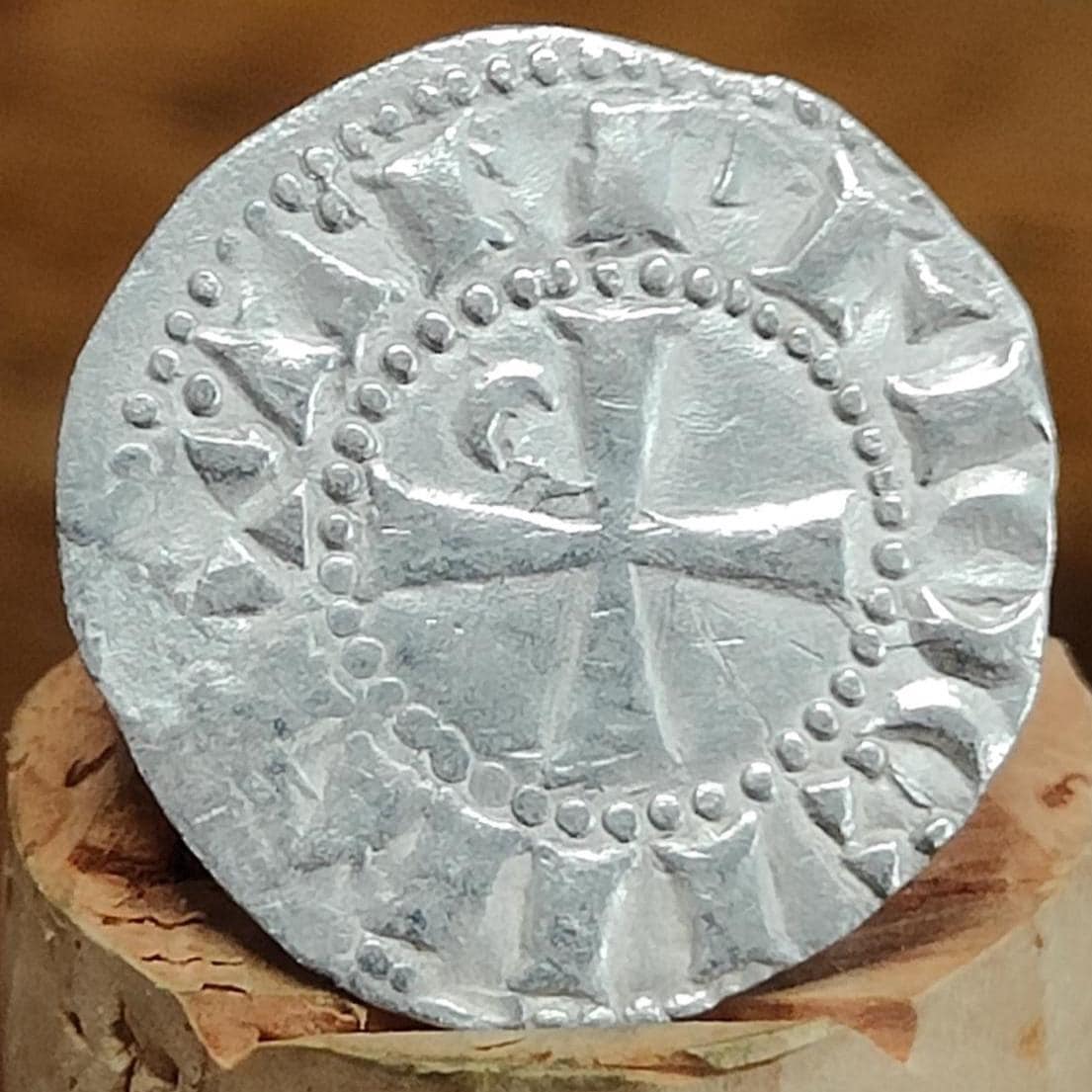 Crusades - Bohémond III, 1163-1201, Denier, Medieval Silver Coin