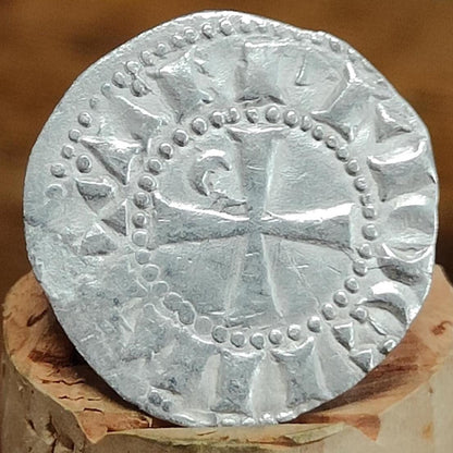 Crusades - Bohémond III, 1163-1201, Denier, Medieval Silver Coin