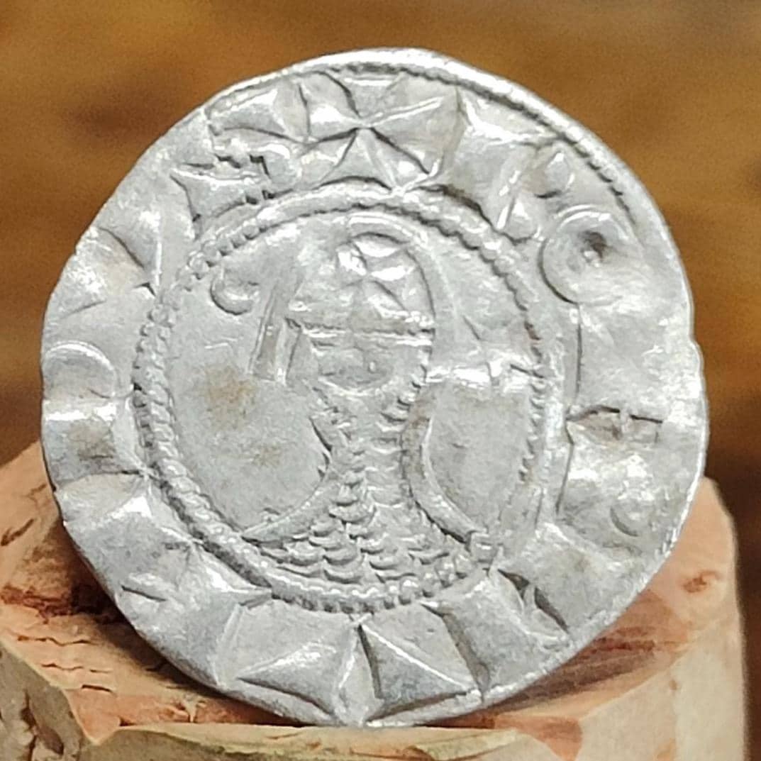 Crusades - Bohémond III, 1163-1201, Denier, Medieval Silver Coin