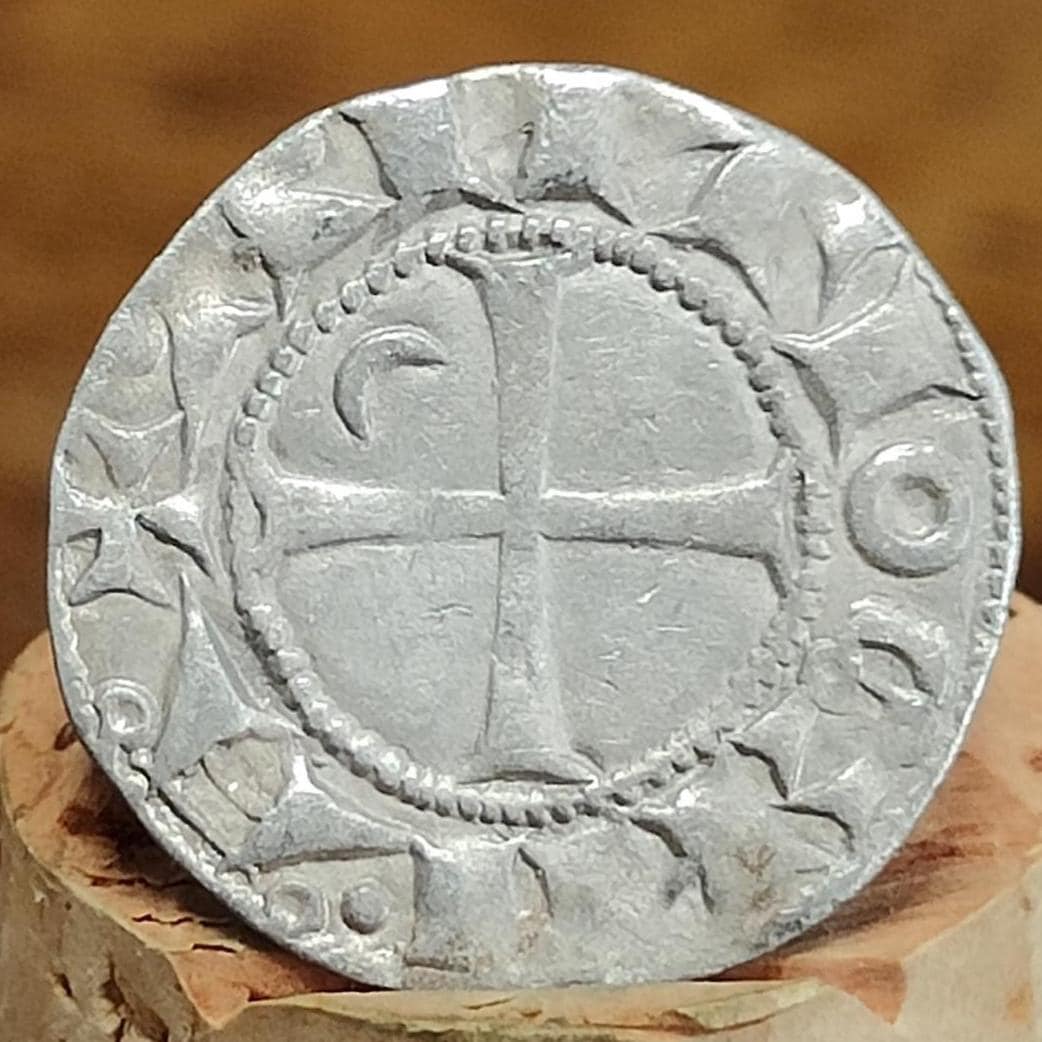 Crusades - Bohémond III, 1163-1201, Denier, Medieval Silver Coin