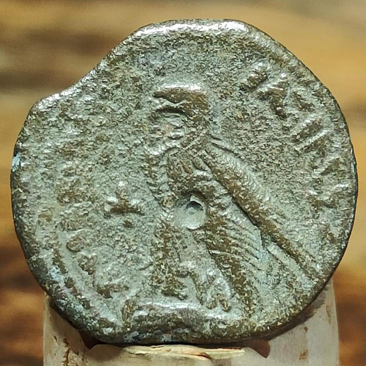 Ptolemy VI Ancient Egyptian coin with Zeus and eagle reverse, 180-170 BC