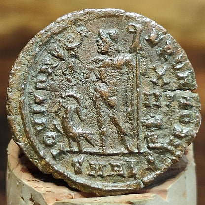 Licinius II Roman coin with Jupiter reverse, 317-324AD, ancient Follis