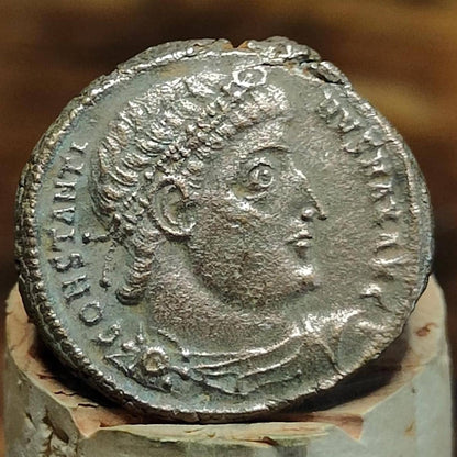 Constantine the Great Roman Coin with Soldiers Reverse, 306-337AD, AE3 nummus