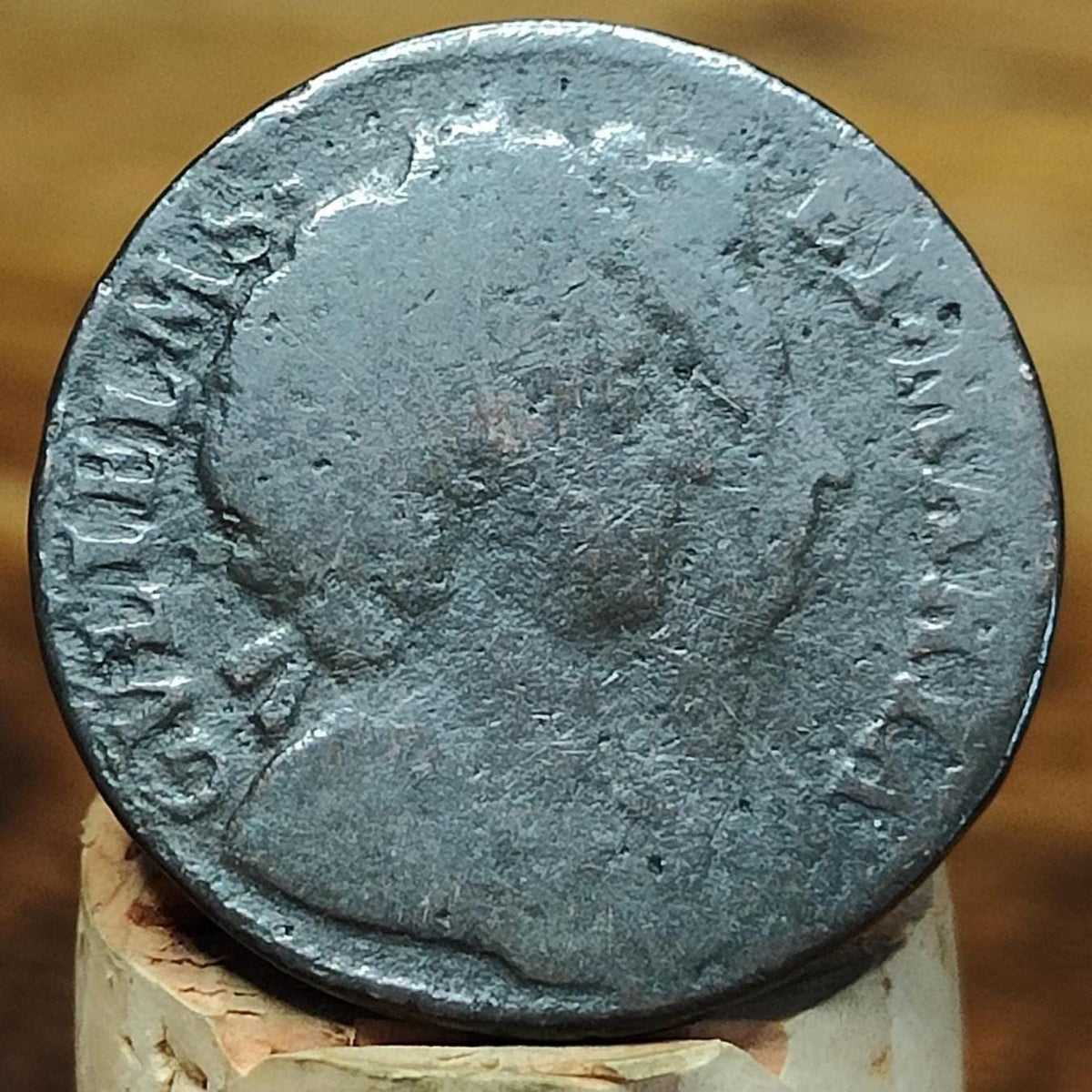 William & Mary Farthing, dated 1694 - Georgian/ US colonial coin