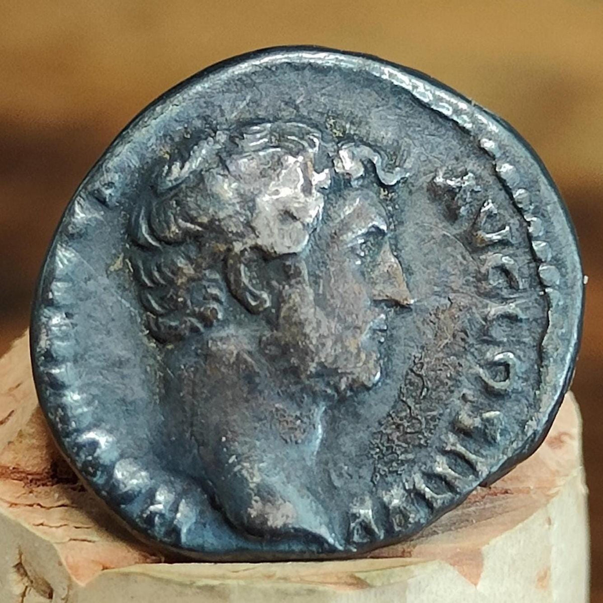 Hadrian Silver Denarius with Fortuna reverse, Ancient roman coin