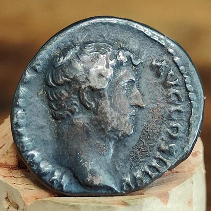 Hadrian Silver Denarius with Fortuna reverse, Ancient roman coin