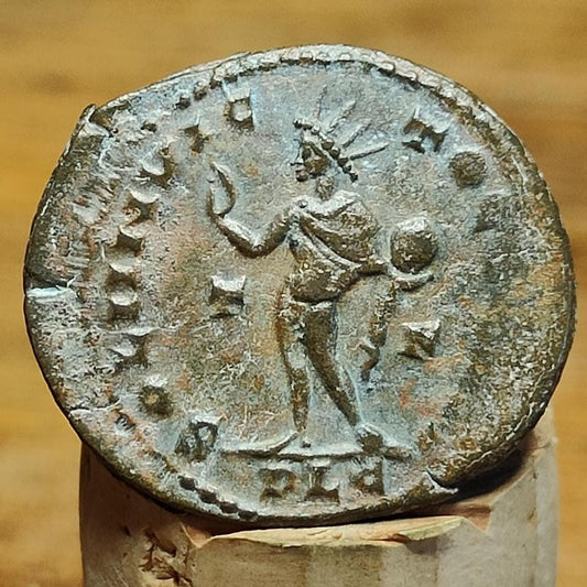 Constantine the Great Roman coin with Sol reverse, 306-337AD, ancient Nummus