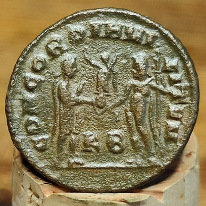 Maximianus with Jupiter reverse Roman Antoninianus, 286-305AD, Ancient coin