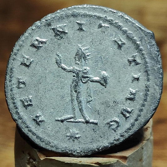 Gallienus Antoninianus, Sol reverse 253-268AD, ancient Roman coin