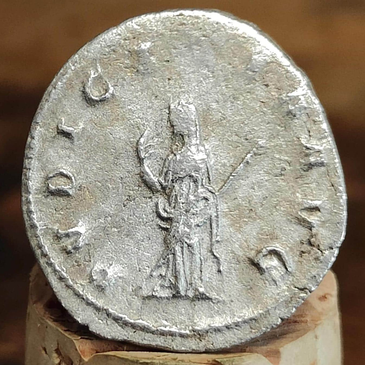 Salonina Roman coin, Pudicitia reverse, 253-268AD, 3rd century ancient Antoninianus