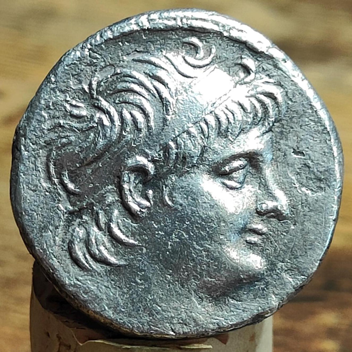 Alexander II Zabinas, 128-122 BC, Zeus reverse, Silver Tetradrachm, Seleucid Empire, Ancient Greek coin
