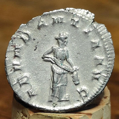 Trajan Decius Roman Antoninianus, Abundantia reverse, 249-251AD ancient double denarius coin