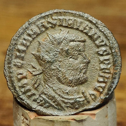 Maximianus with Jupiter reverse Roman Antoninianus, 286-305AD, Ancient coin