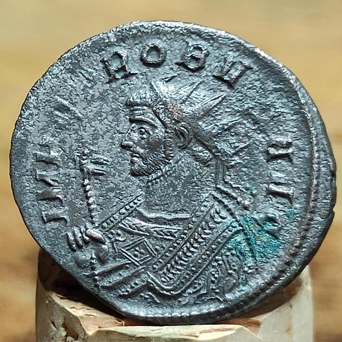 Probus Antoninianus, Mars reverse, 276 - 282AD ancient double denarius coin