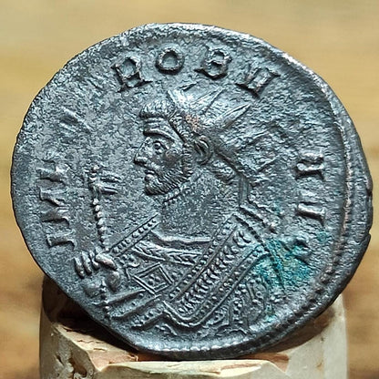 Probus Antoninianus, Mars reverse, 276 - 282AD ancient double denarius coin