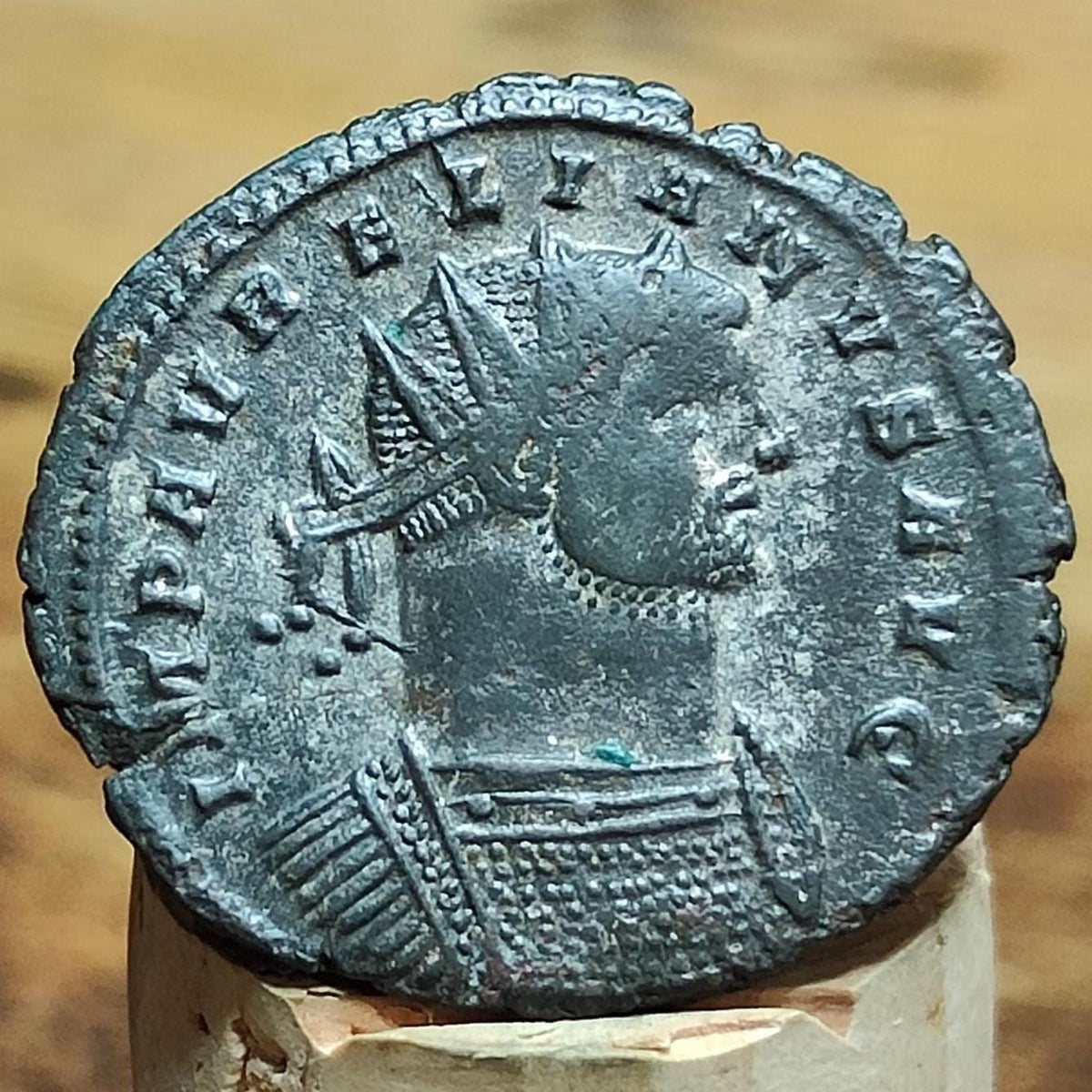 Aurelian Antoninianus, Jupiter reverse, 270 - 275AD, ancient Roman double denarius coin