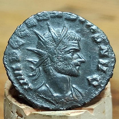 Claudius II Antoninianus, Victory reverse, 268-270AD, ancient Roman coin