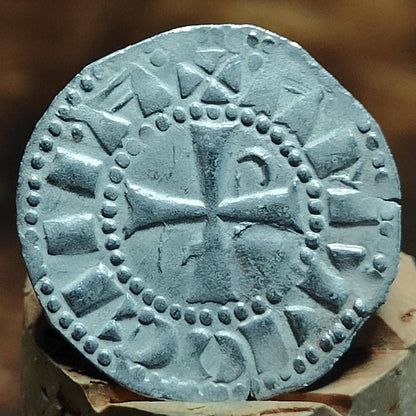 Crusades - Bohémond III, 1163-1201, Denier, Medieval Silver Coin