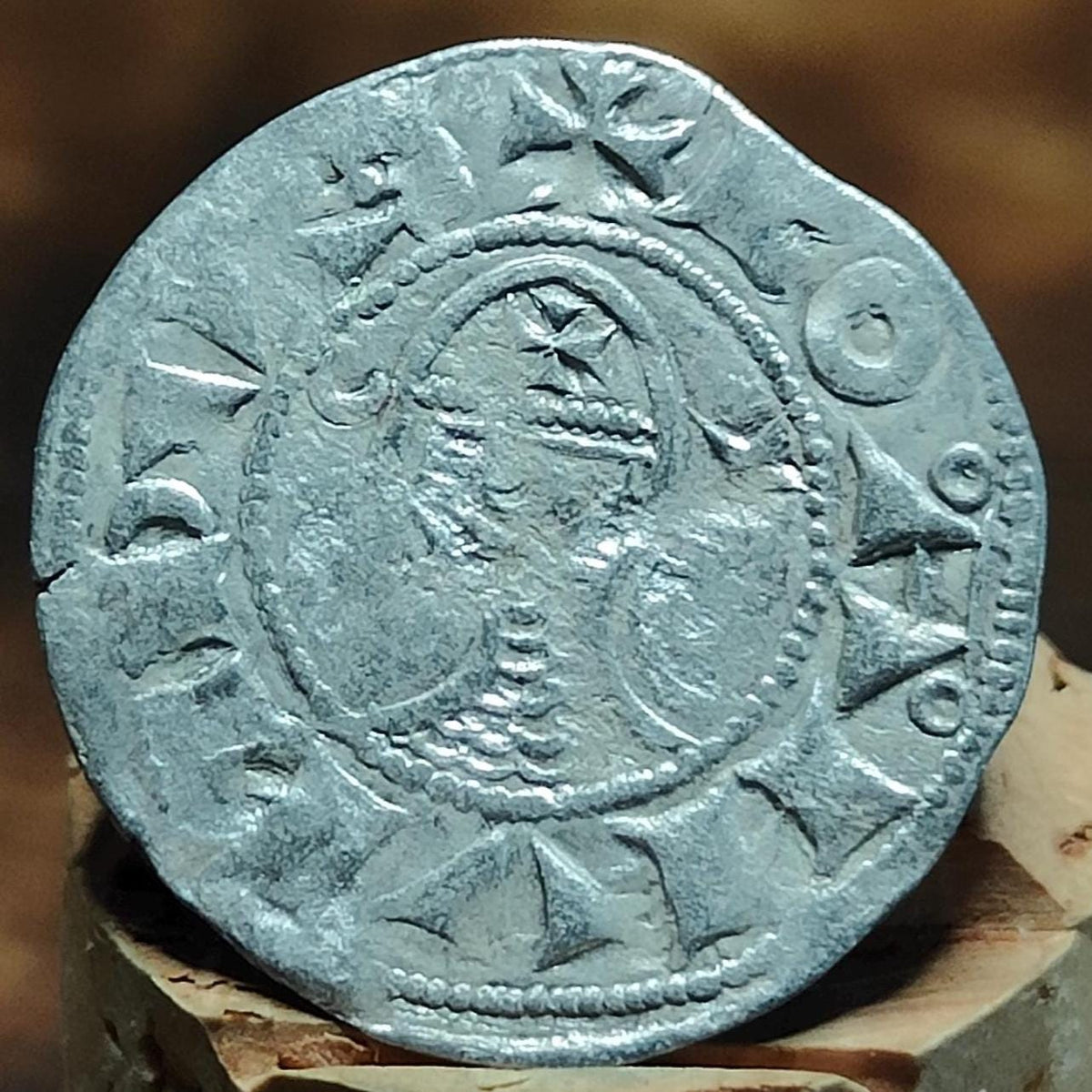 Crusades - Bohémond III, 1163-1201, Denier, Medieval Silver Coin