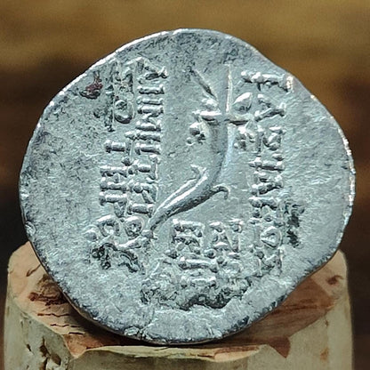 162-150 BC, Demetrios I Soter, Cornucopia reverse, Seleucid Empire, silver drachm, Ancient Greek coin