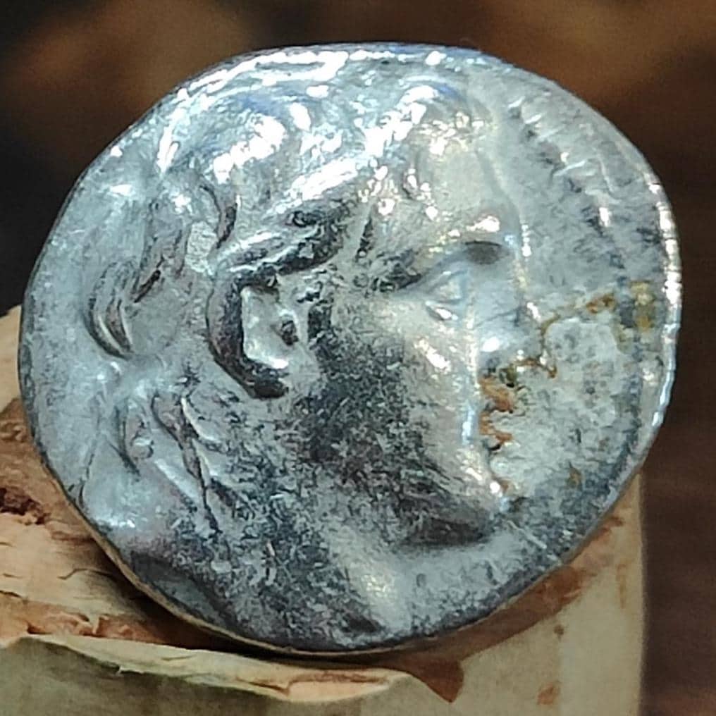 162-150 BC, Demetrios I Soter, Cornucopia reverse, Seleucid Empire, silver drachm, Ancient Greek coin