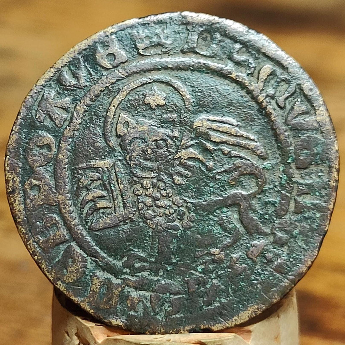 Lion of St Mark Medieval Nuremburg Jetton, 500 years old