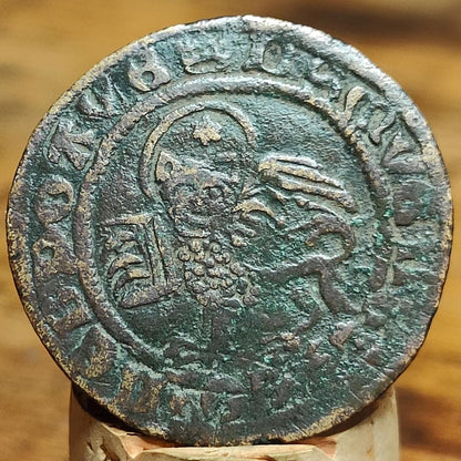 Lion of St Mark Medieval Nuremburg Jetton, 500 years old