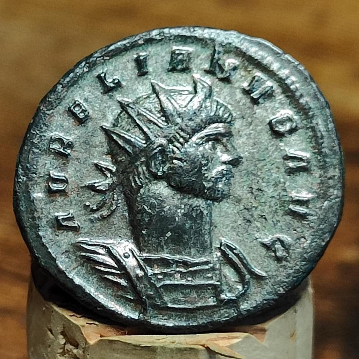 Aurelian Antoninianus, Jupiter reverse, 270 - 275AD, ancient Roman double denarius coin