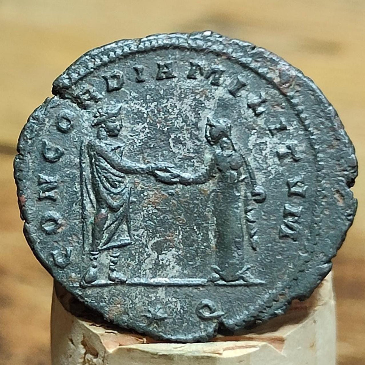 Aurelian Antoninianus, Jupiter reverse, 270 - 275AD, ancient Roman double denarius coin