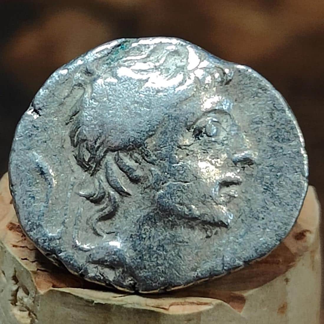 Ariobarzanes III, King of Cappadocia, 52-42 BC, silver drachm, Athena reverse, Ancient Greek coin