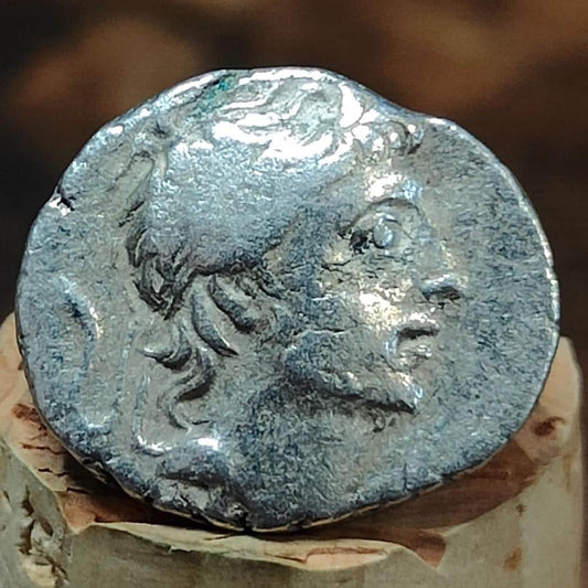 Ariobarzanes III, King of Cappadocia, 52-42 BC, silver drachm, Athena reverse, Ancient Greek coin