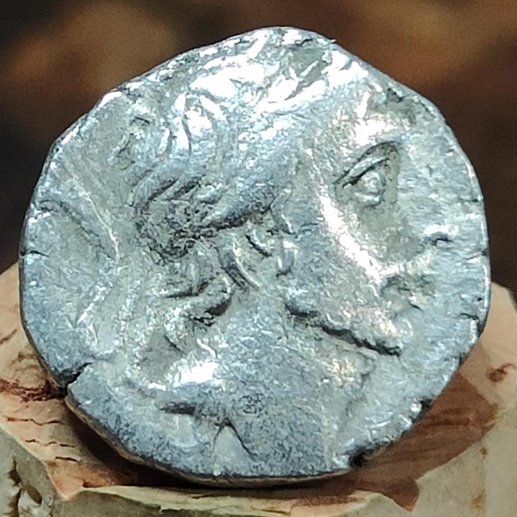 Ariobarzanes III, King of Cappadocia, 52-42 BC, silver drachm, Athena reverse, Ancient Greek coin