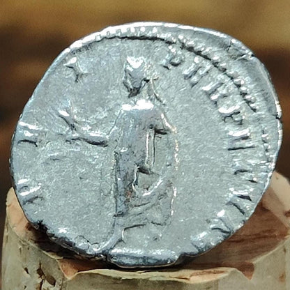 Caracalla Silver Denarius with Spes reverse, 198-217AD, Ancient roman coin