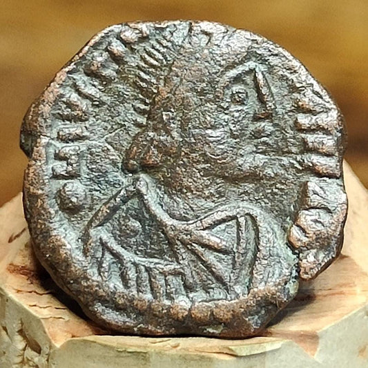 Justinian I Byzantine coin, Authentic Roman Pentanummium 527 - 565AD, Early Christian - VPUKcoins
