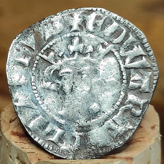 King Edward I Medieval hammered silver penny coin, 700 years old - VPUKcoins